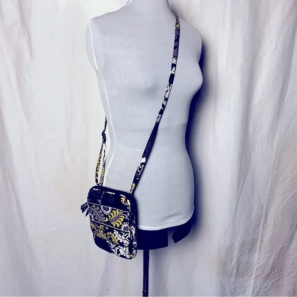 Vera Bradley | Baroque Pattern Mini Hipster Quilted Crossbody Bag